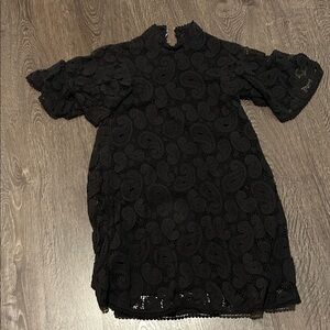 The Kooples Black Lace Mini Dress